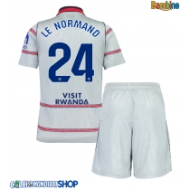 Maglie da calcio Atletico Madrid Robin Le Normand #24 Terza Maglia Bambino 2026-27 Manica Corta + Pantaloni corti)